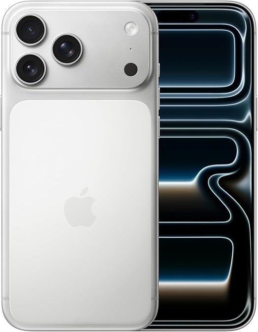 Apple iPhone 17 Pro Max 256 Go : Écran 6,9 Pouces, Puce A19 Pro, Autonomie Record sur iPhone, Système caméra Pro Fusion, Caméra Avant Center Stage